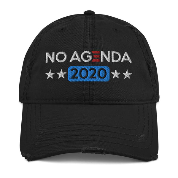 NO AGENDA 2020 - distressed hat