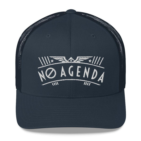NO AGENDA RALLY - mid trucker hat