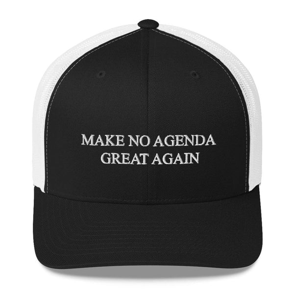 MAKE NO AGENDA GREAT AGAIN - mid trucker hat