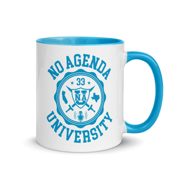 NO AGENDA UNIVERSITY - accent mug