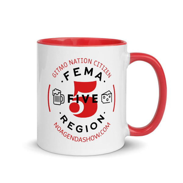 FEMA REGION FIVE - accent mug