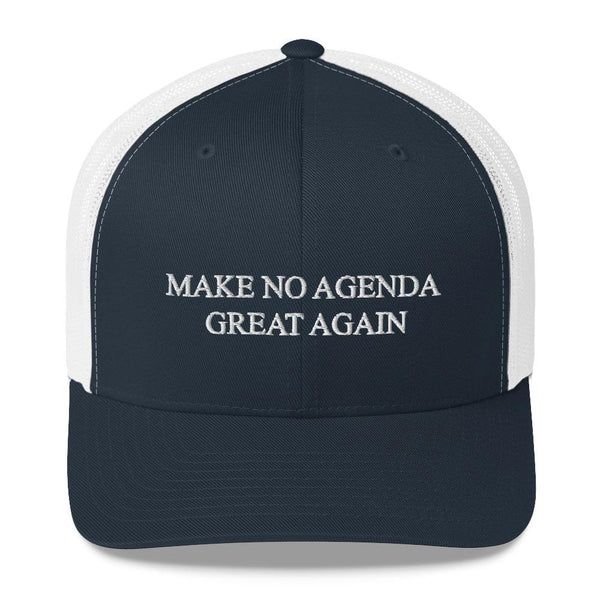 MAKE NO AGENDA GREAT AGAIN - mid trucker hat