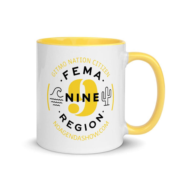 FEMA REGION NINE - accent mug