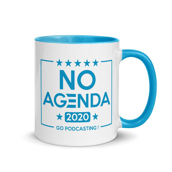 NO AGENDA 2020 - accent mug
