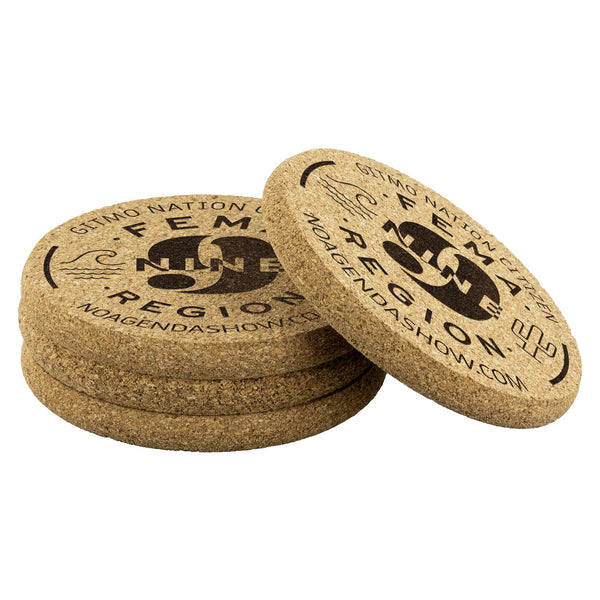 FEMA REGION NINE - cork coasters