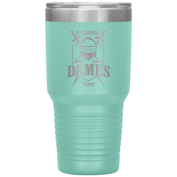 NO AGENDA DAMES - 30 oz tumbler