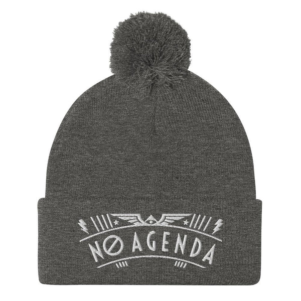 NO AGENDA RALLY - pom beanie