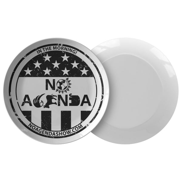 NO AGENDA PARTY TIME - plate