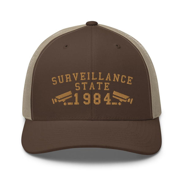 SURVEILLANCE STATE - mid trucker hat