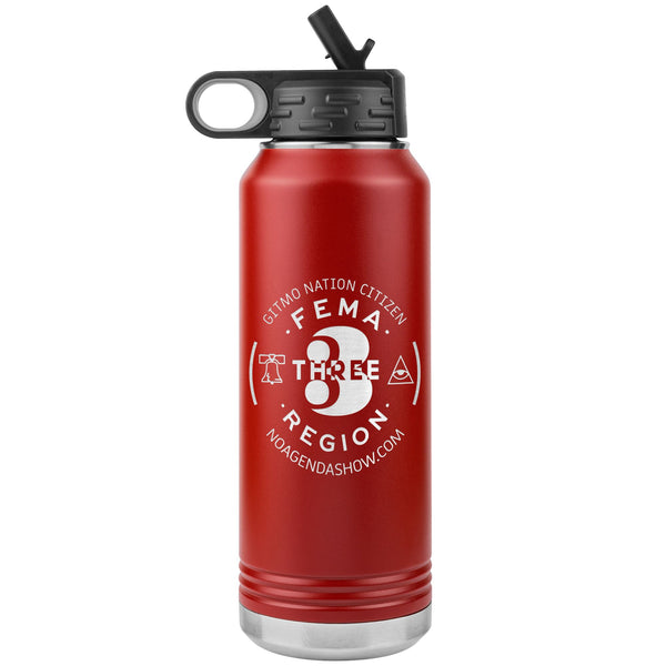 FEMA REGION THREE - 32 oz straw tumbler