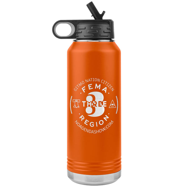 FEMA REGION THREE - 32 oz straw tumbler