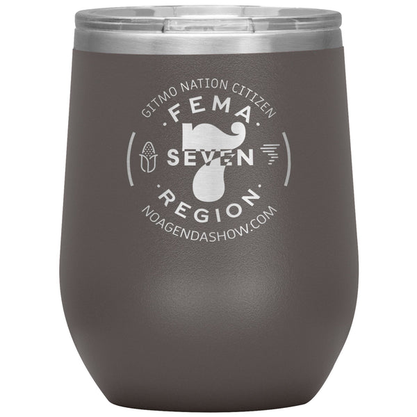 FEMA REGION SEVEN - 12 oz wine tumbler