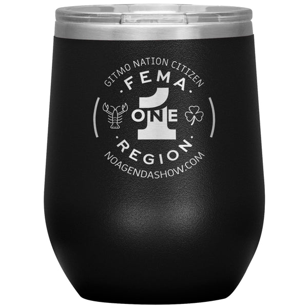 FEMA REGION ONE - 12 oz wine tumbler