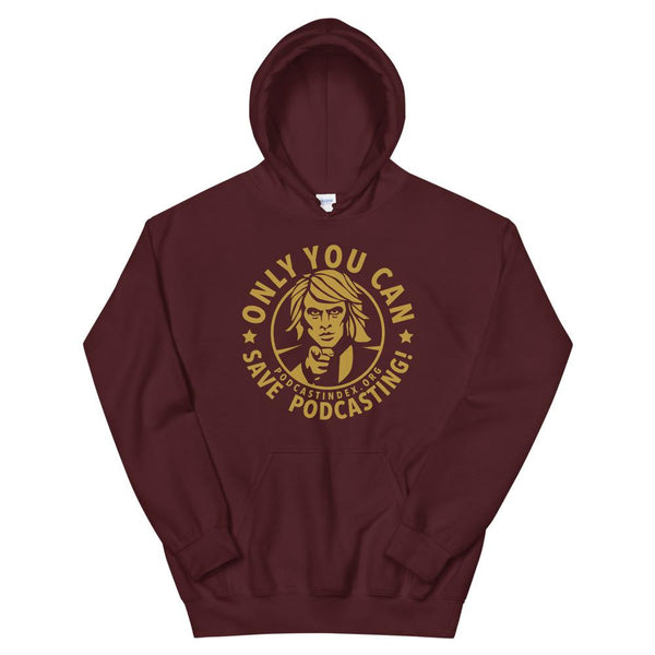 SAVE PODCASTING! - pullover hoodie