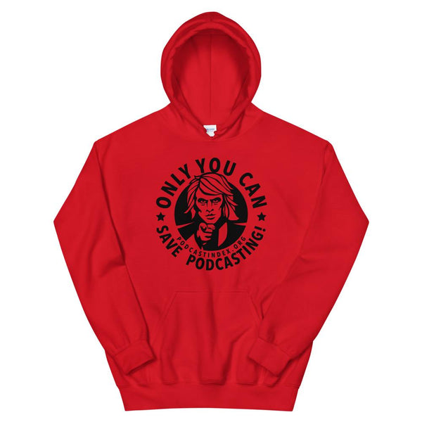 SAVE PODCASTING! - pullover hoodie