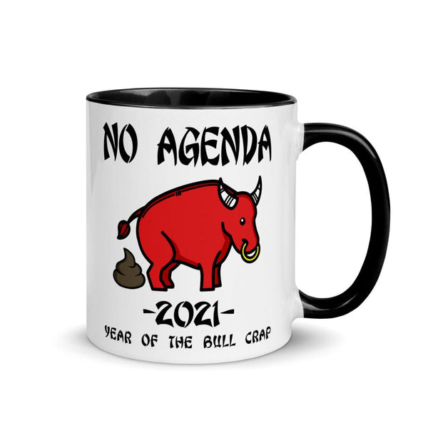 2021 Bull Crap - accent mug