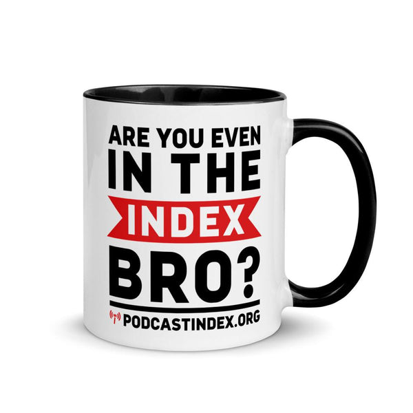 INDEX BRO? - accent mug