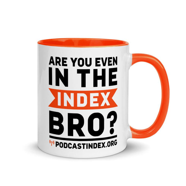 INDEX BRO? - accent mug