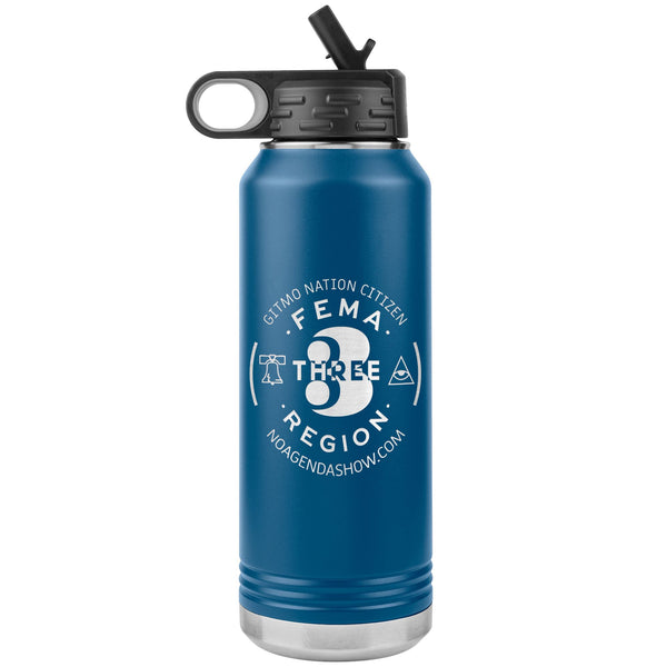 FEMA REGION THREE - 32 oz straw tumbler