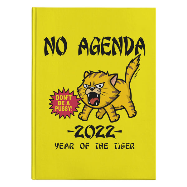 2022 YEAR OF THE TIGER - YLW - hardcover notebook